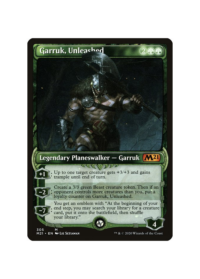 Garruk, Unleashed - Foil