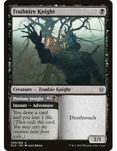 Foulmire Knight // Profane Insight - Foil