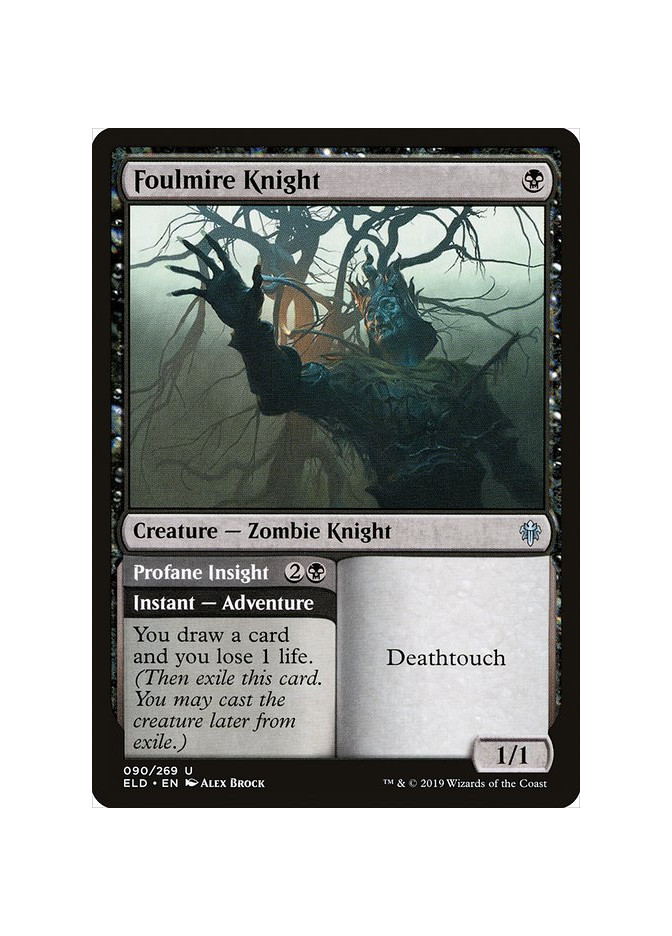 Foulmire Knight // Profane Insight - Foil