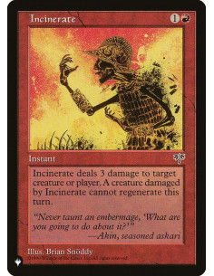 Incinerate