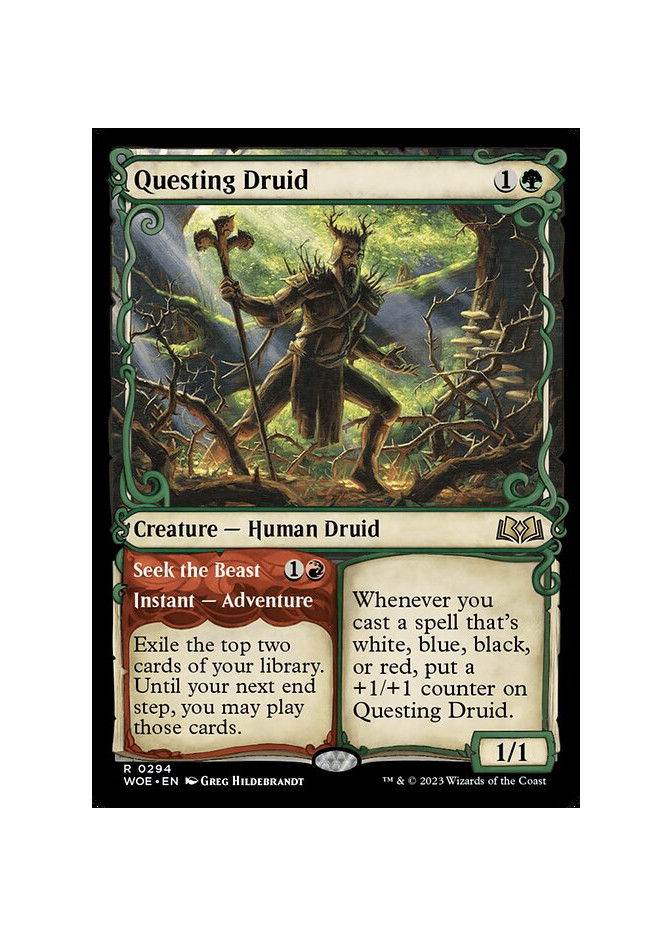 Questing Druid // Seek the Beast