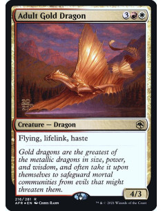 Adult Gold Dragon - Foil