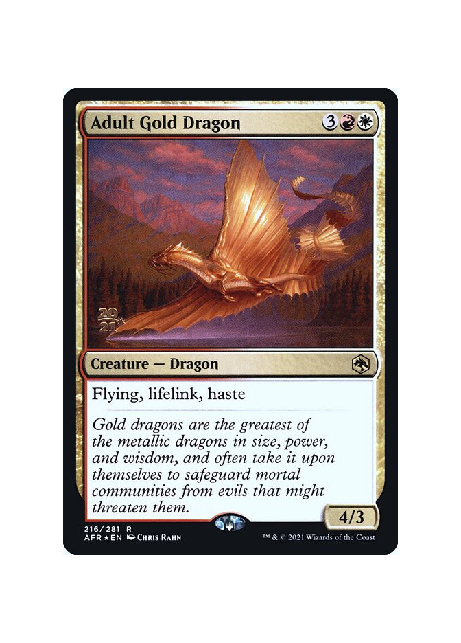 Adult Gold Dragon - Foil