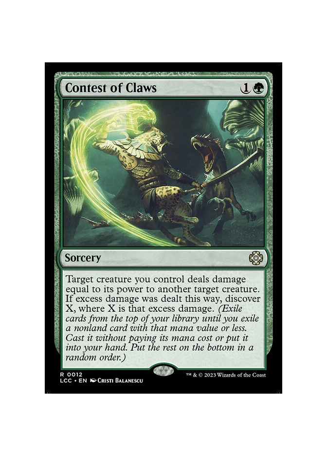 Contest of Claws - Foil