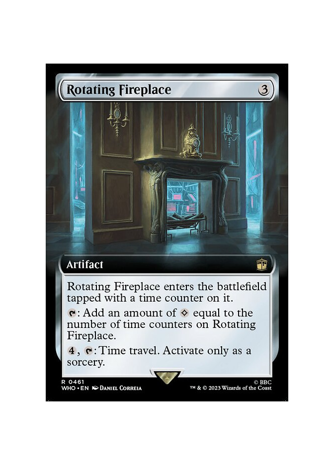 Rotating Fireplace - Foil