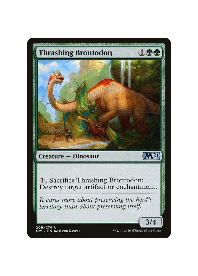 Thrashing Brontodon