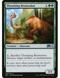 Thrashing Brontodon - Foil