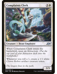 Complaints Clerk - Foil