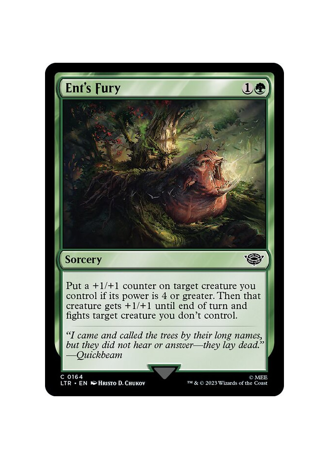 Ent's Fury - Foil