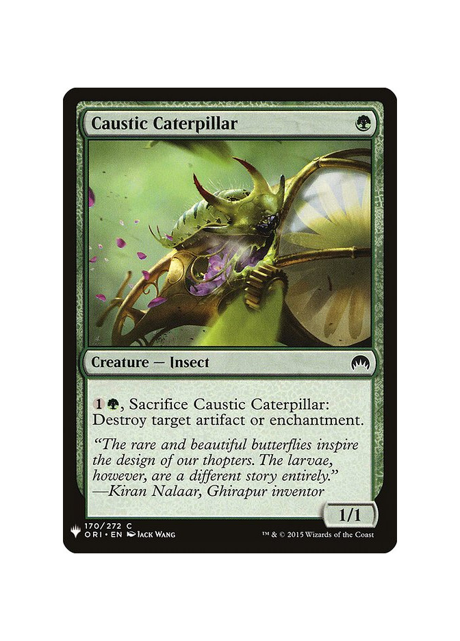 Caustic Caterpillar