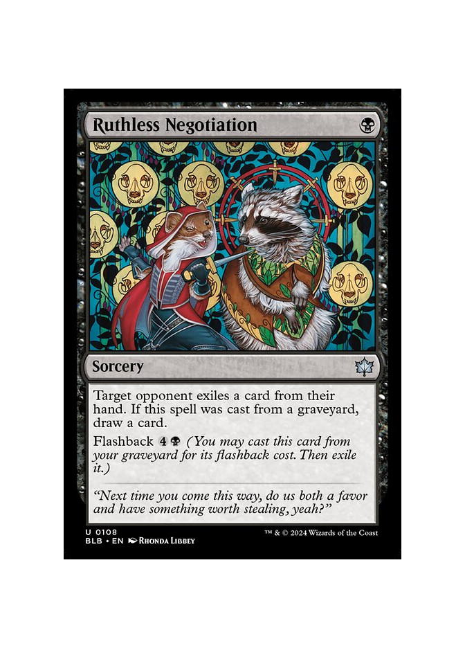 Ruthless Negotiation - Foil