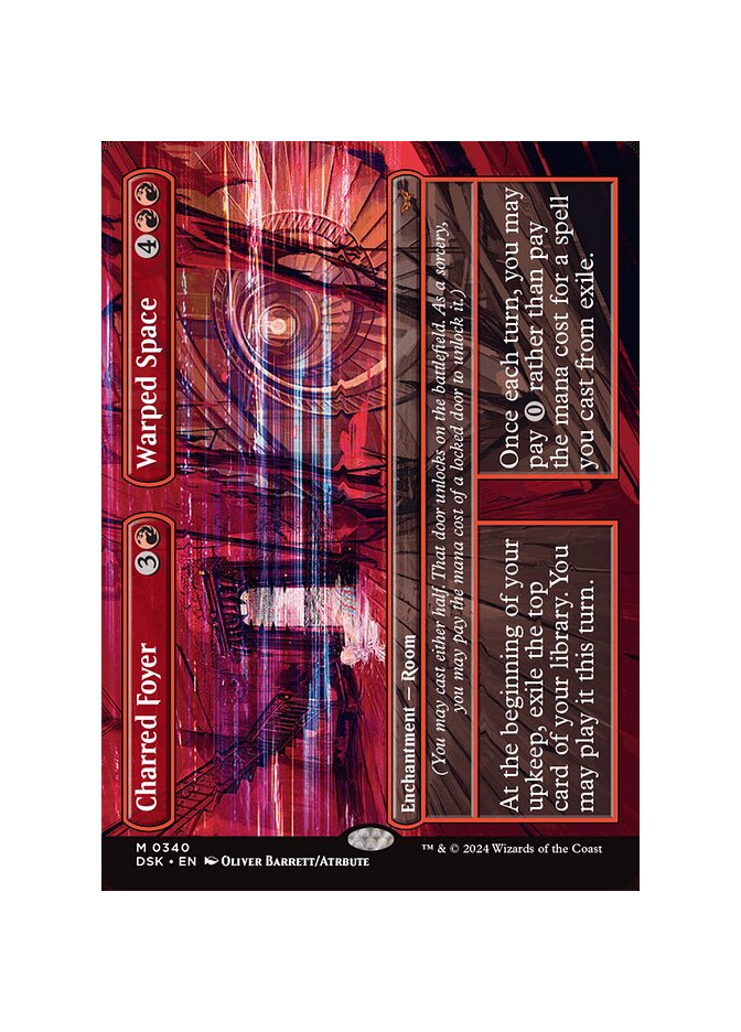 Charred Foyer // Warped Space - Foil