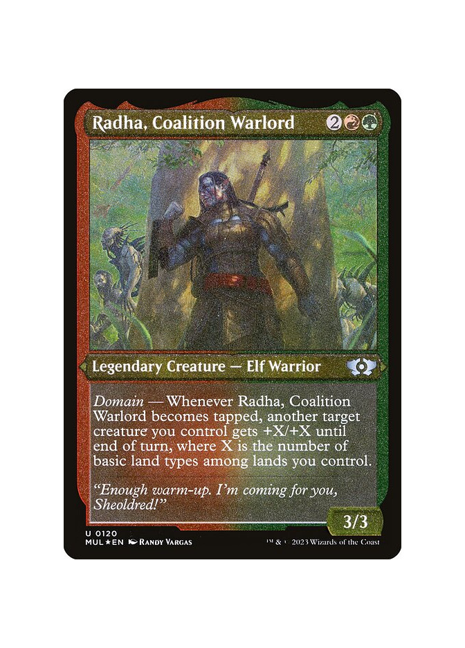 Radha, Coalition Warlord - Foil