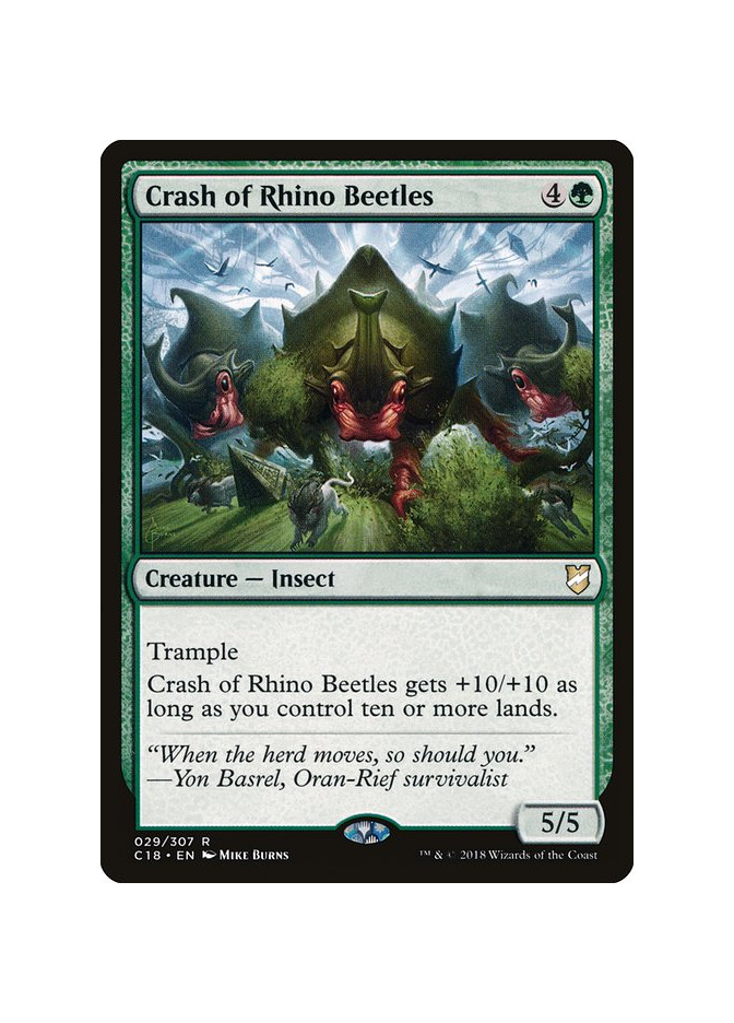 Crash of Rhino Beetles