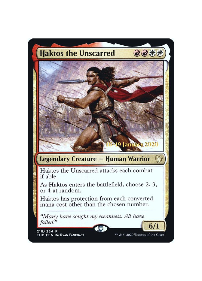 Haktos the Unscarred - Foil