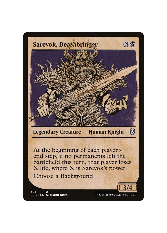 Sarevok, Deathbringer - Foil
