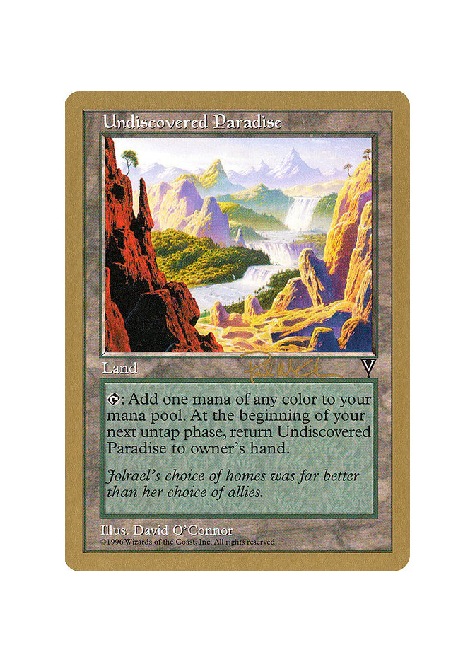 Undiscovered Paradise