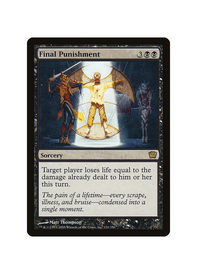 Final Punishment - Foil