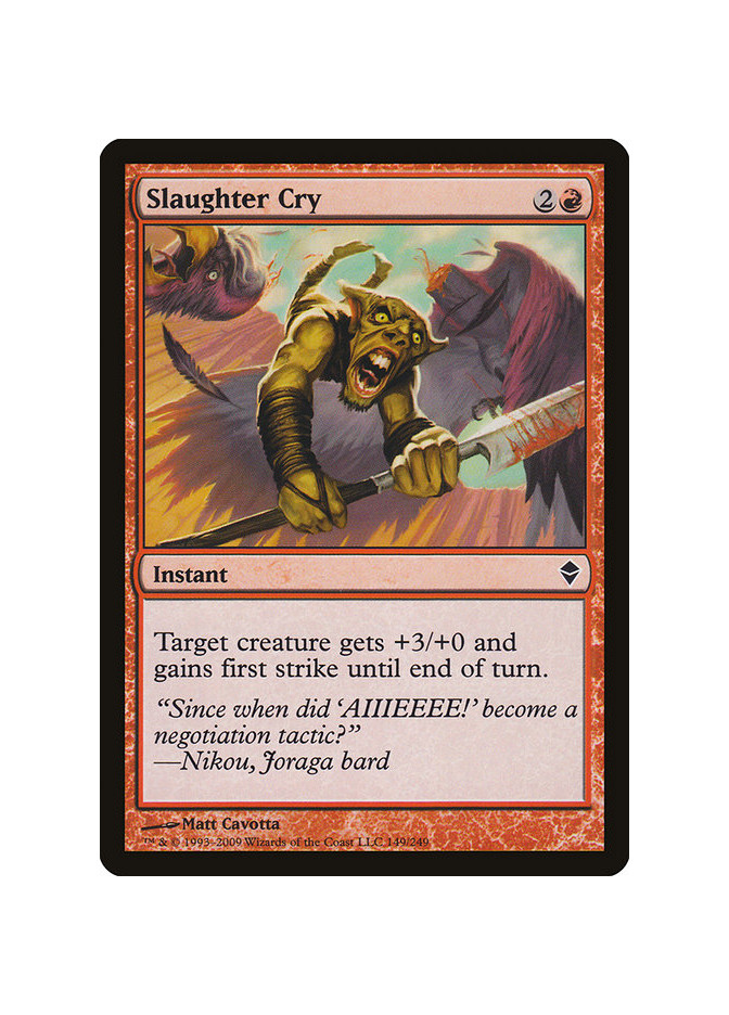Slaughter Cry - Foil