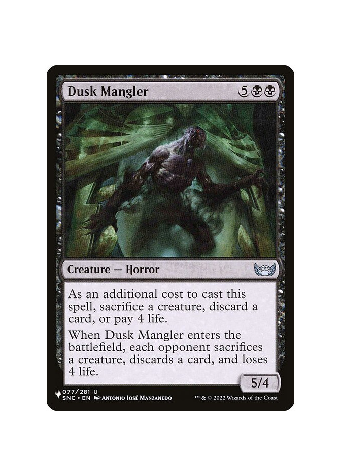 Dusk Mangler