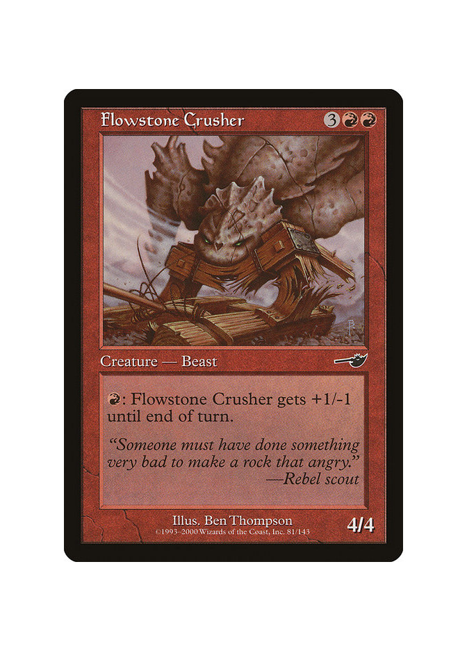 Flowstone Crusher - Foil