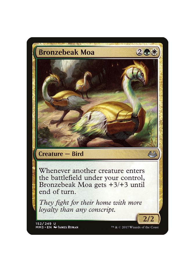 Bronzebeak Moa - Foil