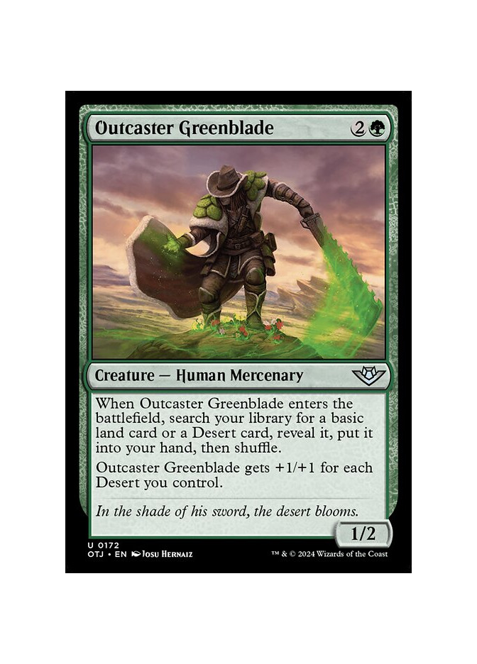 Outcaster Greenblade - Foil