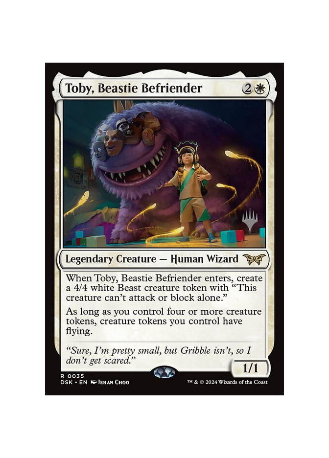 Toby, Beastie Befriender