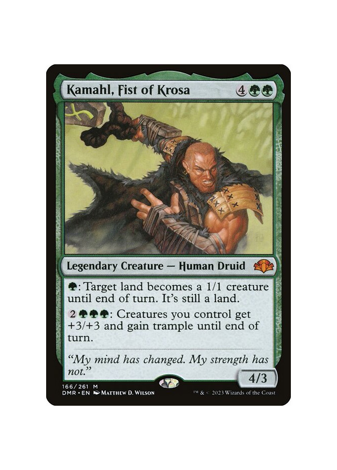Kamahl, Fist of Krosa