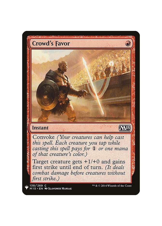 Crowd's Favor