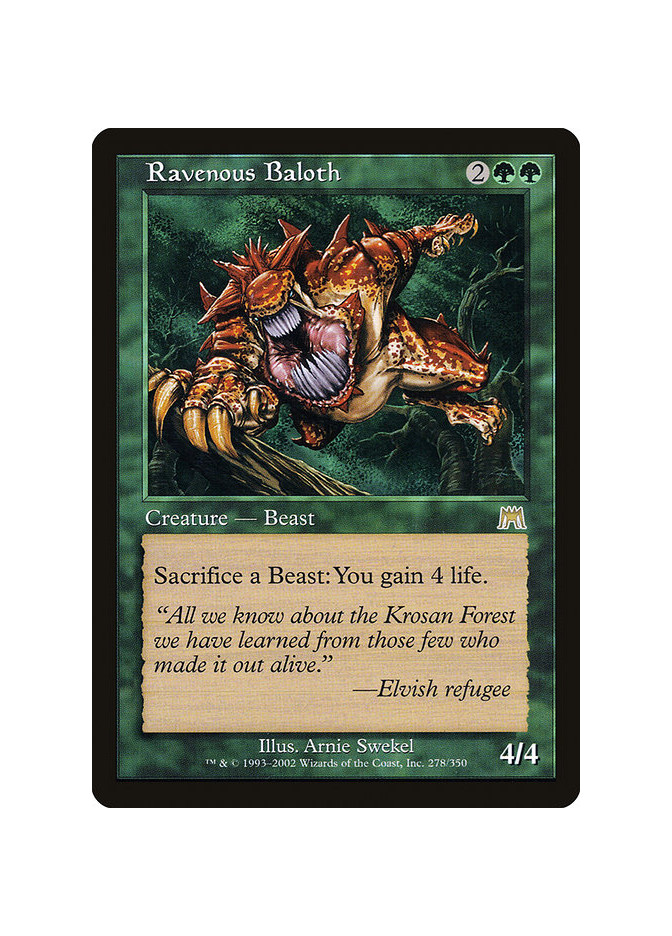 Ravenous Baloth - Foil