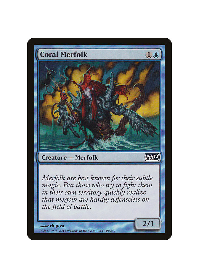 Coral Merfolk - Foil