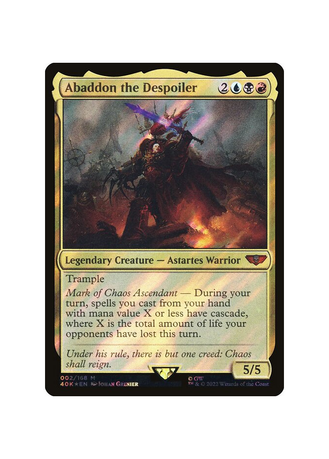 Abaddon the Despoiler - Foil