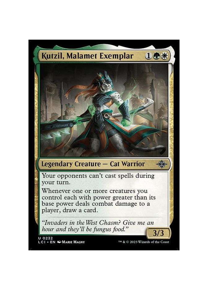 Kutzil, Malamet Exemplar