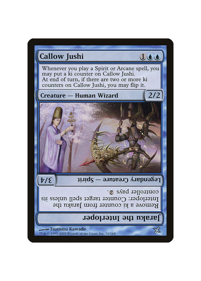 Callow Jushi // Jaraku the Interloper - Foil