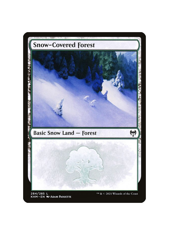 Snow-Covered Forest - Foil