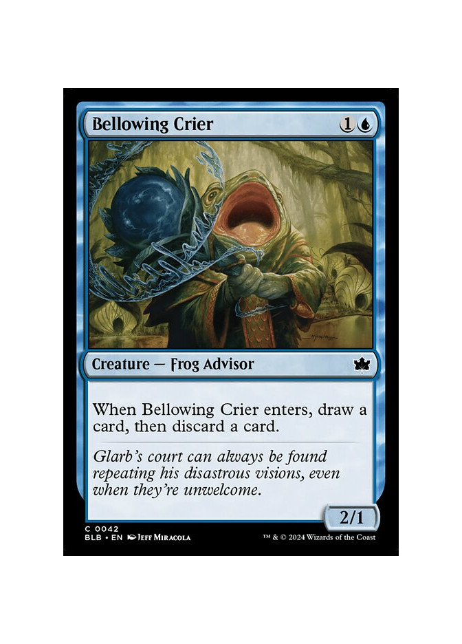 Bellowing Crier - Foil