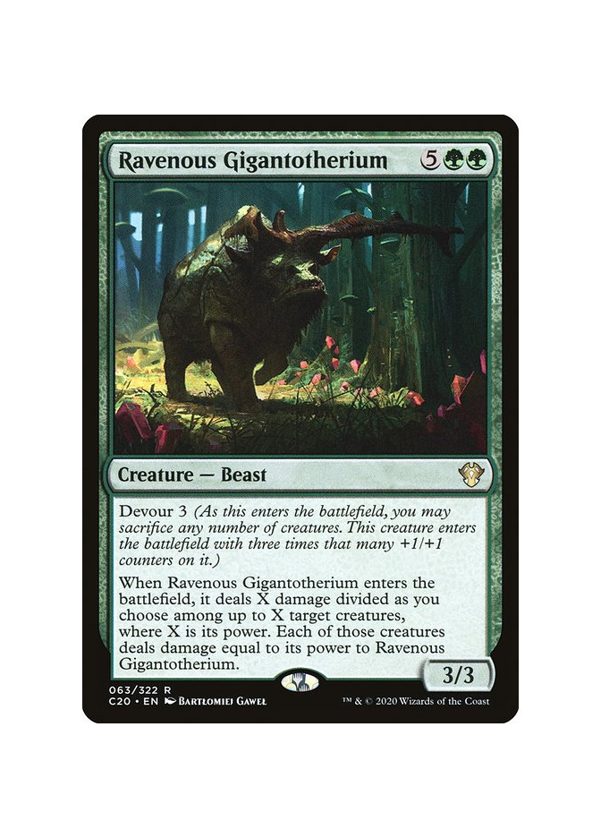 Ravenous Gigantotherium