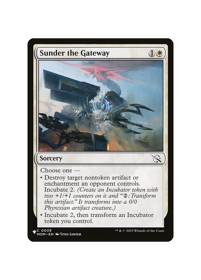 Sunder the Gateway