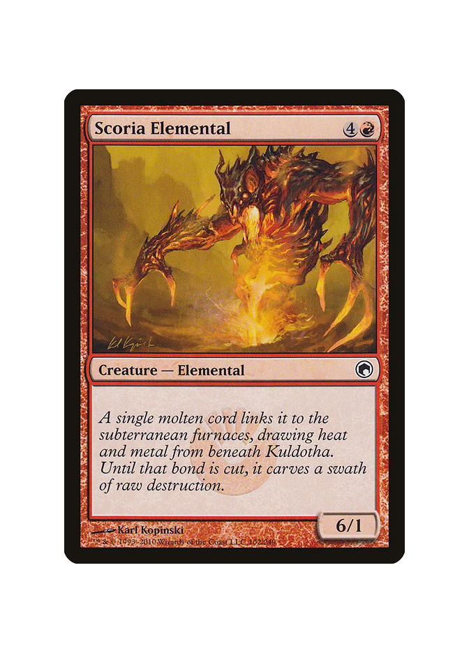 Scoria Elemental - Foil
