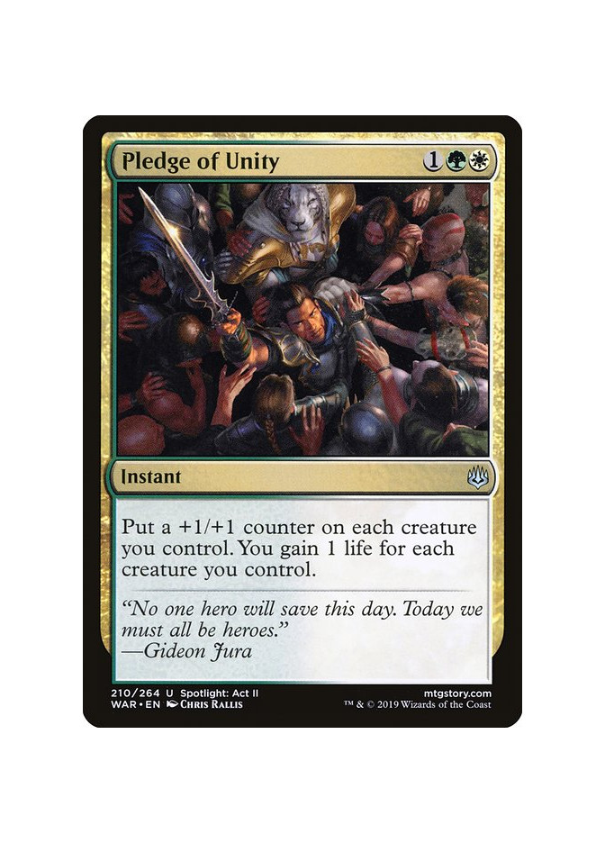 Pledge of Unity - Foil