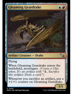 Gleaming Geardrake - Foil