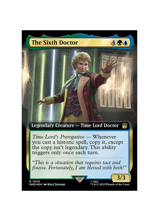 The Sixth Doctor - Foil