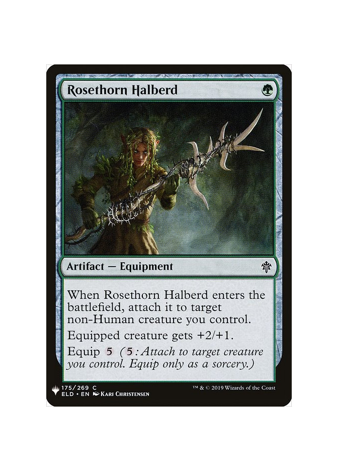 Rosethorn Halberd