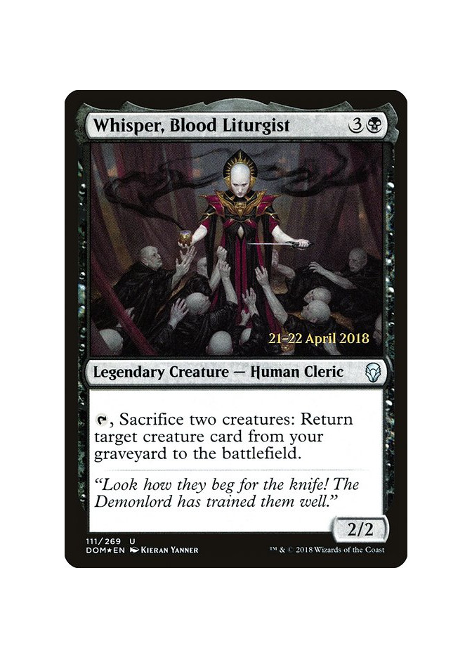 Whisper, Blood Liturgist - Foil