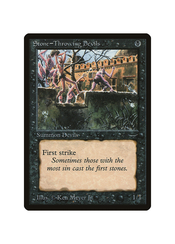 Stone-Throwing Devils