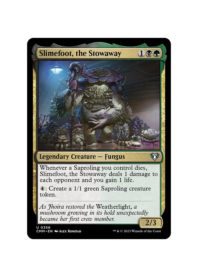 Slimefoot, the Stowaway - Foil