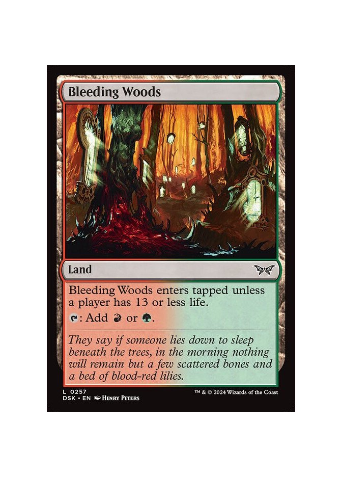 Bleeding Woods - Foil