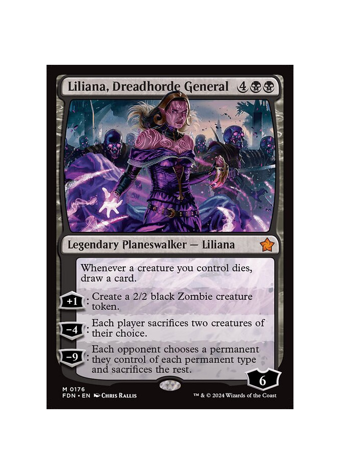 Liliana, Dreadhorde General - Foil