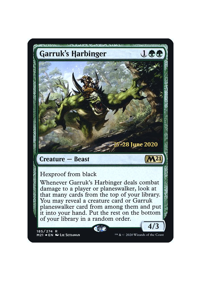 Garruk's Harbinger - Foil